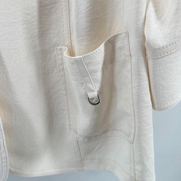 🕊️LauraPlus Size 20 Blazer – Coastal Grandma Meets Quiet Luxury - Picture 4 of 8